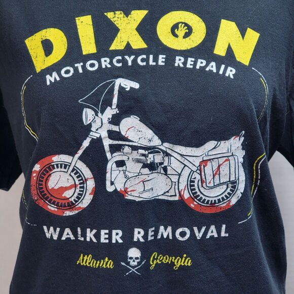 Dixon Motorcycle Repair & Walker Removal SS Tee - Walking Dead - Size Large - Picture 2 of 4